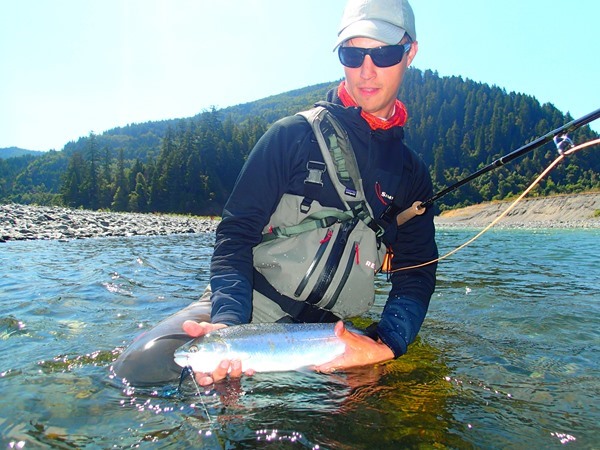 Guest with a steelhead