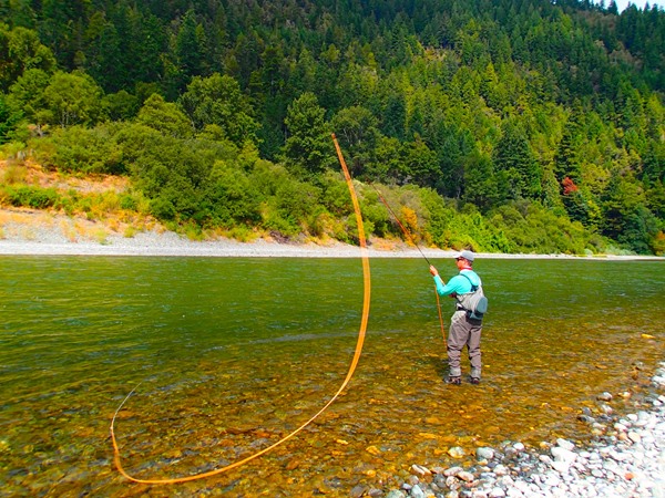 An angler set up his d-loop