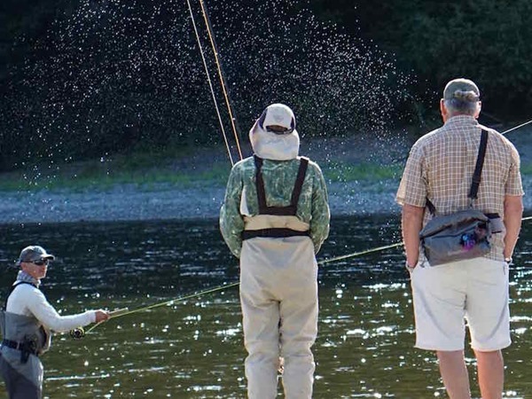 Dax Messett demos spey technique