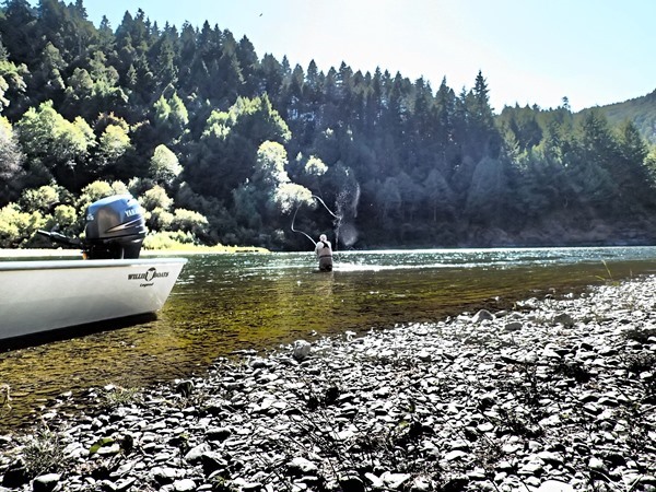 Klamath fishing scene