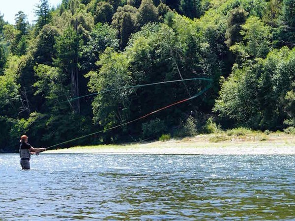 Jon Hazlett makes a nice spey cast